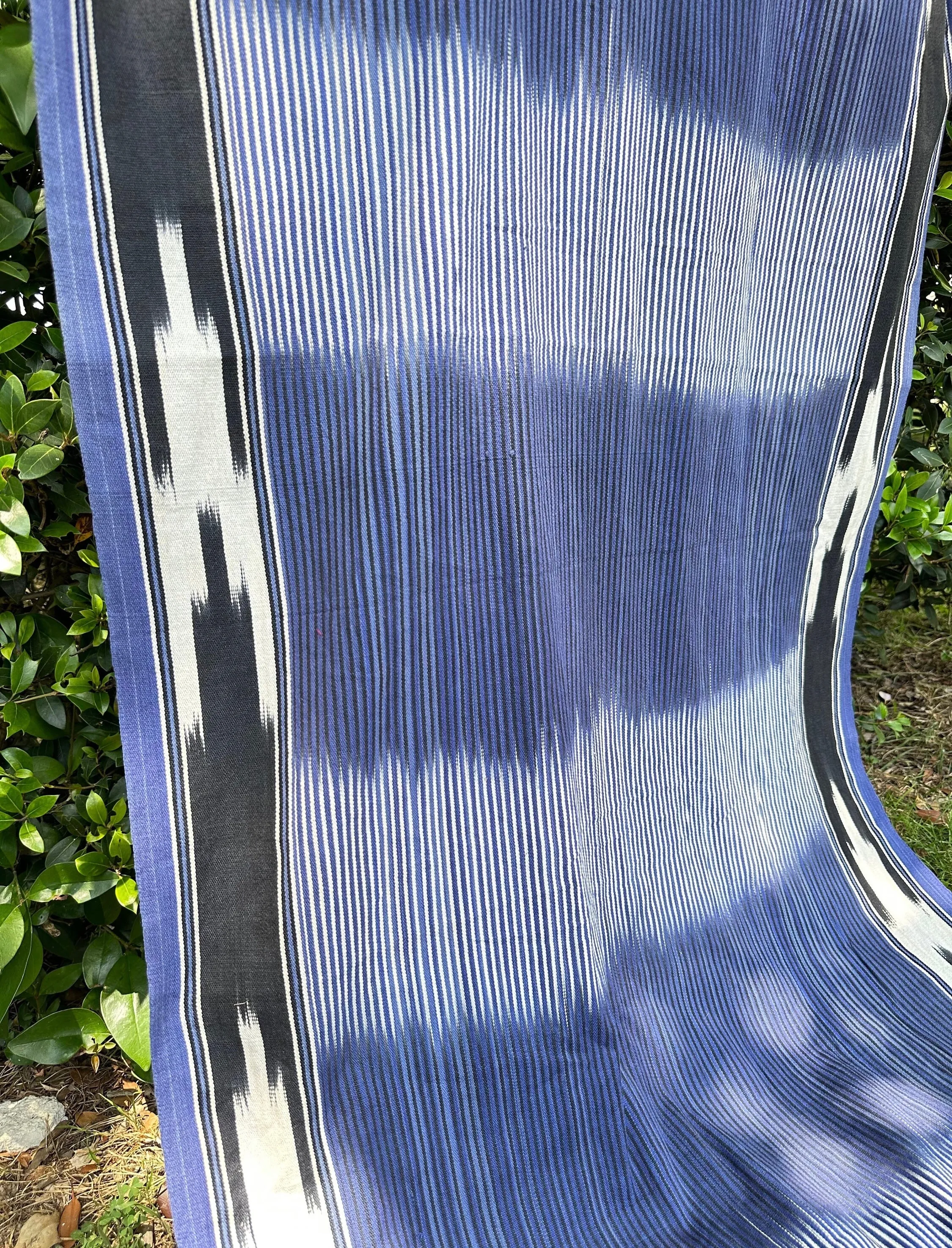 Indigo Fabric, Japanese Fabric, Shibori Fabric, Ikat Fabric cotton.