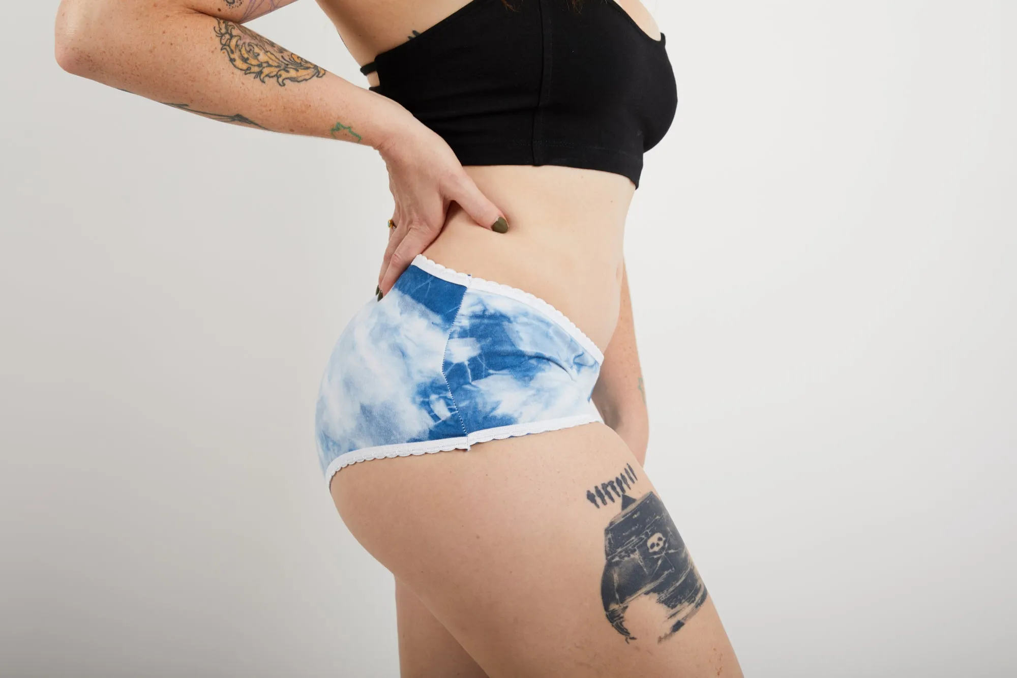 Indigo Hip Huggers
