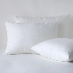 Ines Deluxe Sham - White