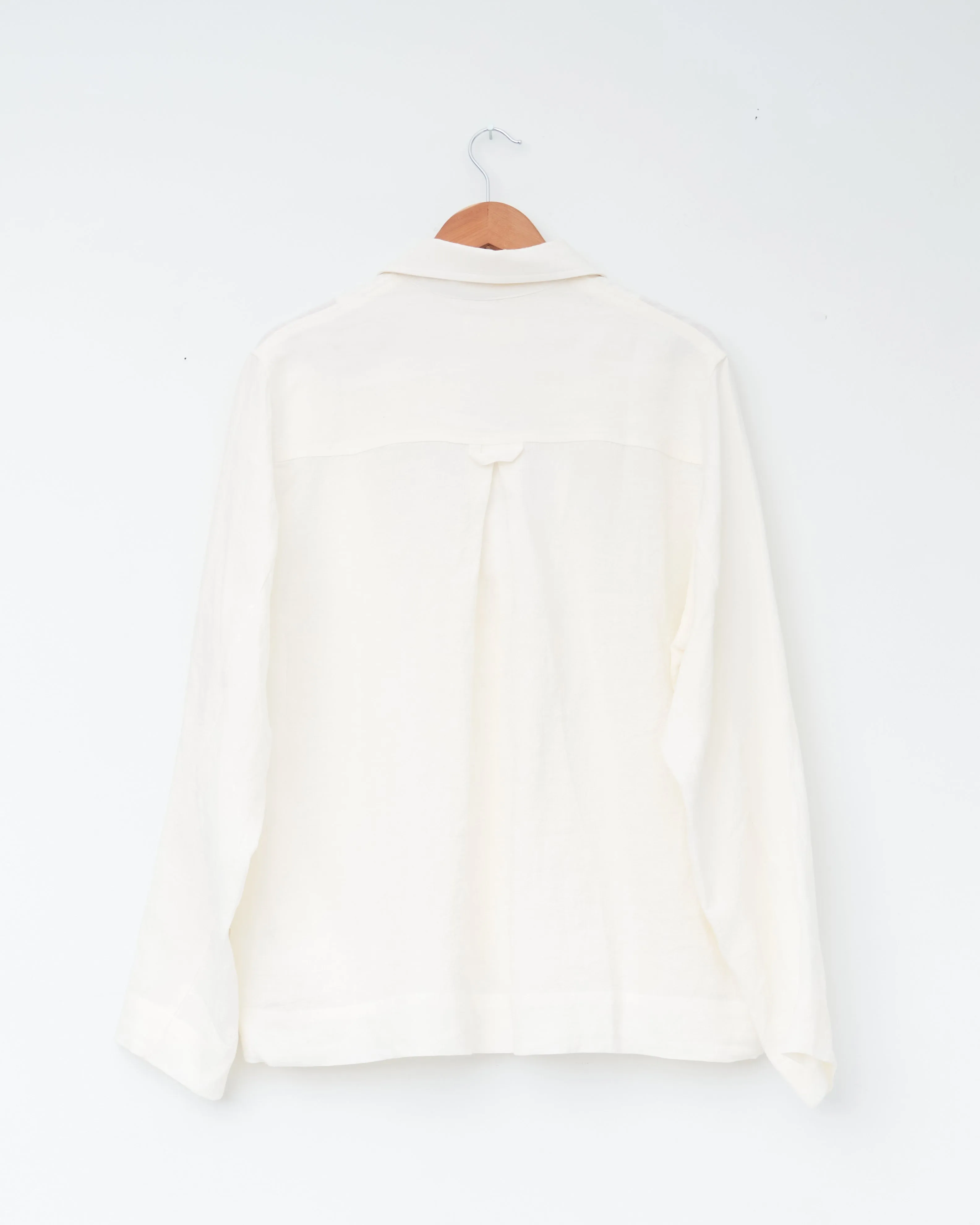 Irish Linen Sandy Jacket, Ecru