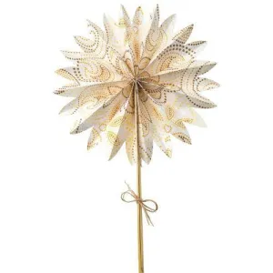 Ivory Color 10" Paper Hand Fan