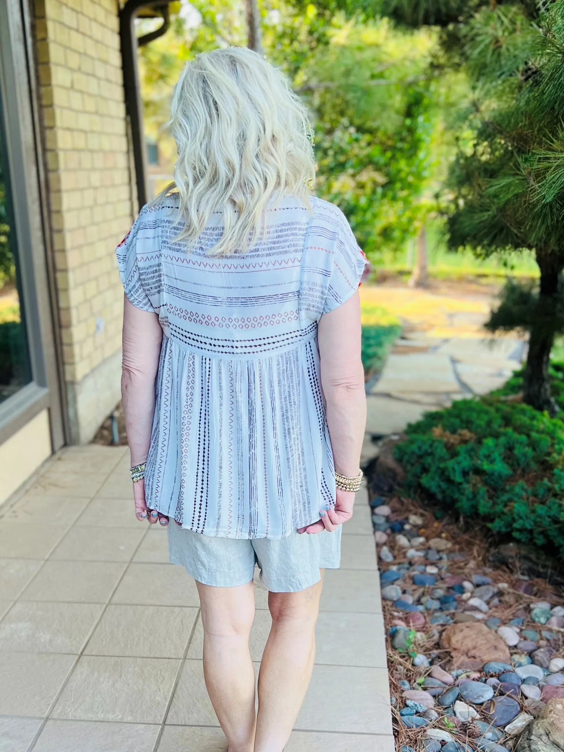 Ivy Jane Oatmeal Slouch Pocket Short