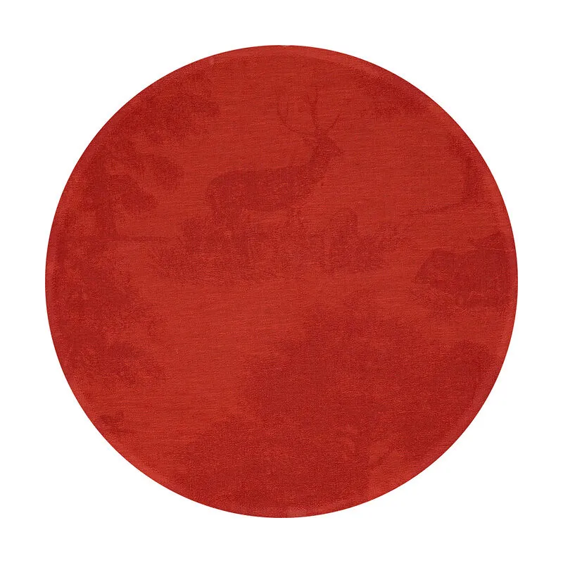 Jacquard Francais Souveraine European Linen Round Placemat
