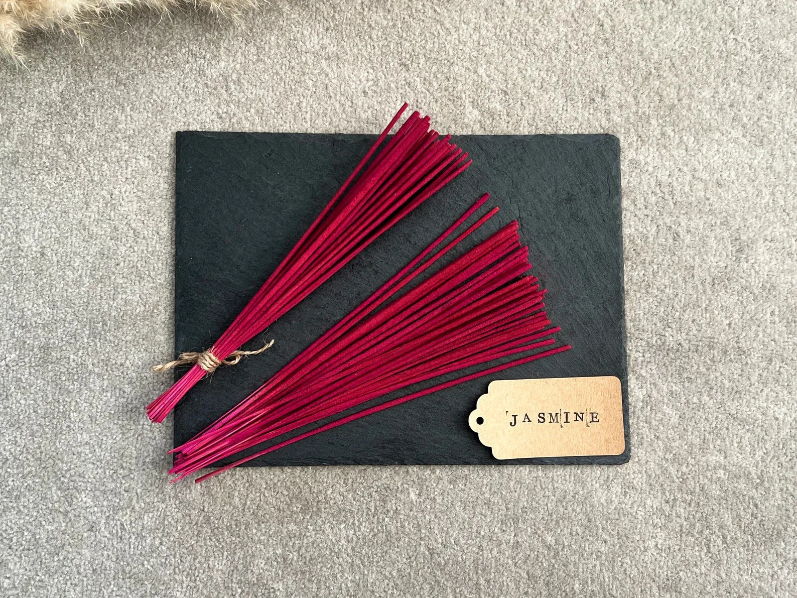 Jasmine Incense Sticks - Organic Bamboo Incense - Floral Scented Incense