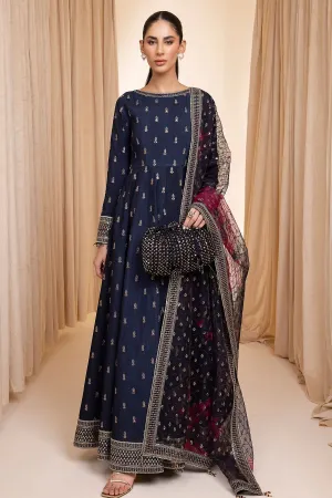JAZMIN | FORMALS '23 | EMBROIDERED RAW SILK UR-7005