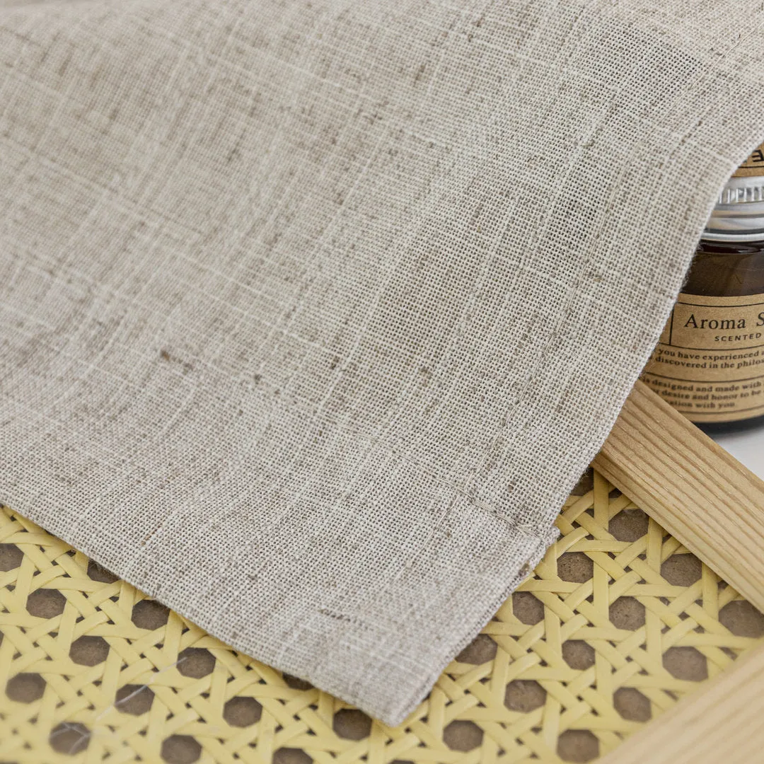 Jep Linen Blended Semi Sheer Rod Pocket Curtain Pair (Set of 2) Gracie Oaks Curtain Color: Linen Size per Panel: 52" W x 72" L