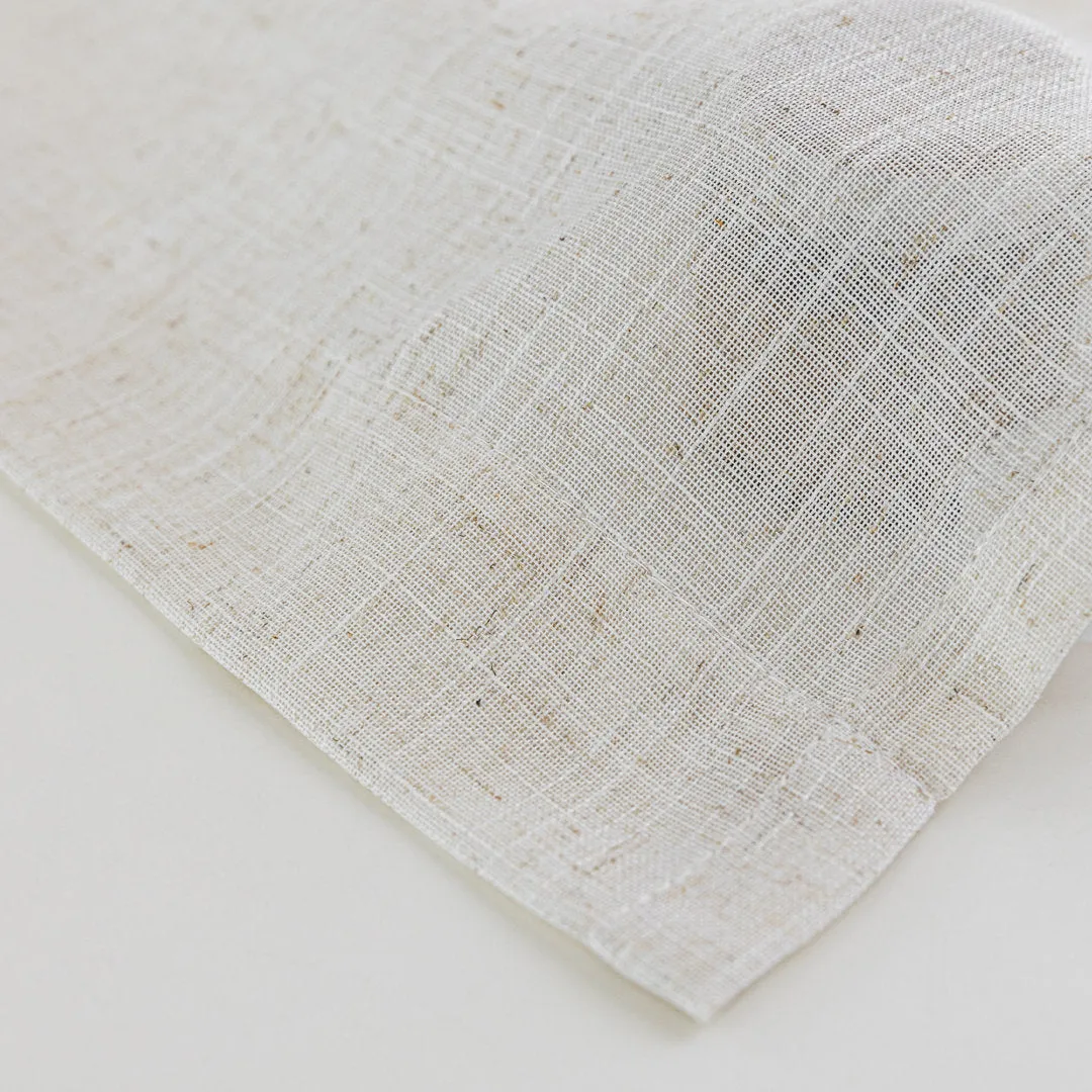 Jep Linen Blended Semi Sheer Rod Pocket Curtain Pair (Set of 2) Gracie Oaks Curtain Color: Natural Size per Panel: 52" W x 108" L