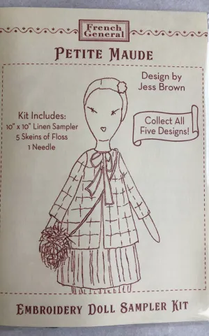 jess brown   French General embroidery sampler - Petite Maude