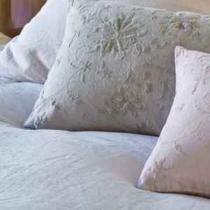 Josephine Linen Pillowcase - Sterling - Standard
