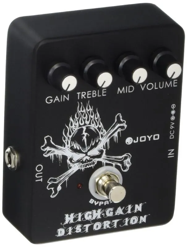 Joyo Technologies High Gain Distortion, Guitar FX Pedal with Mid EQ