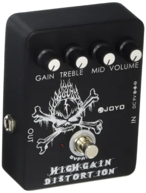 Joyo Technologies High Gain Distortion, Guitar FX Pedal with Mid EQ
