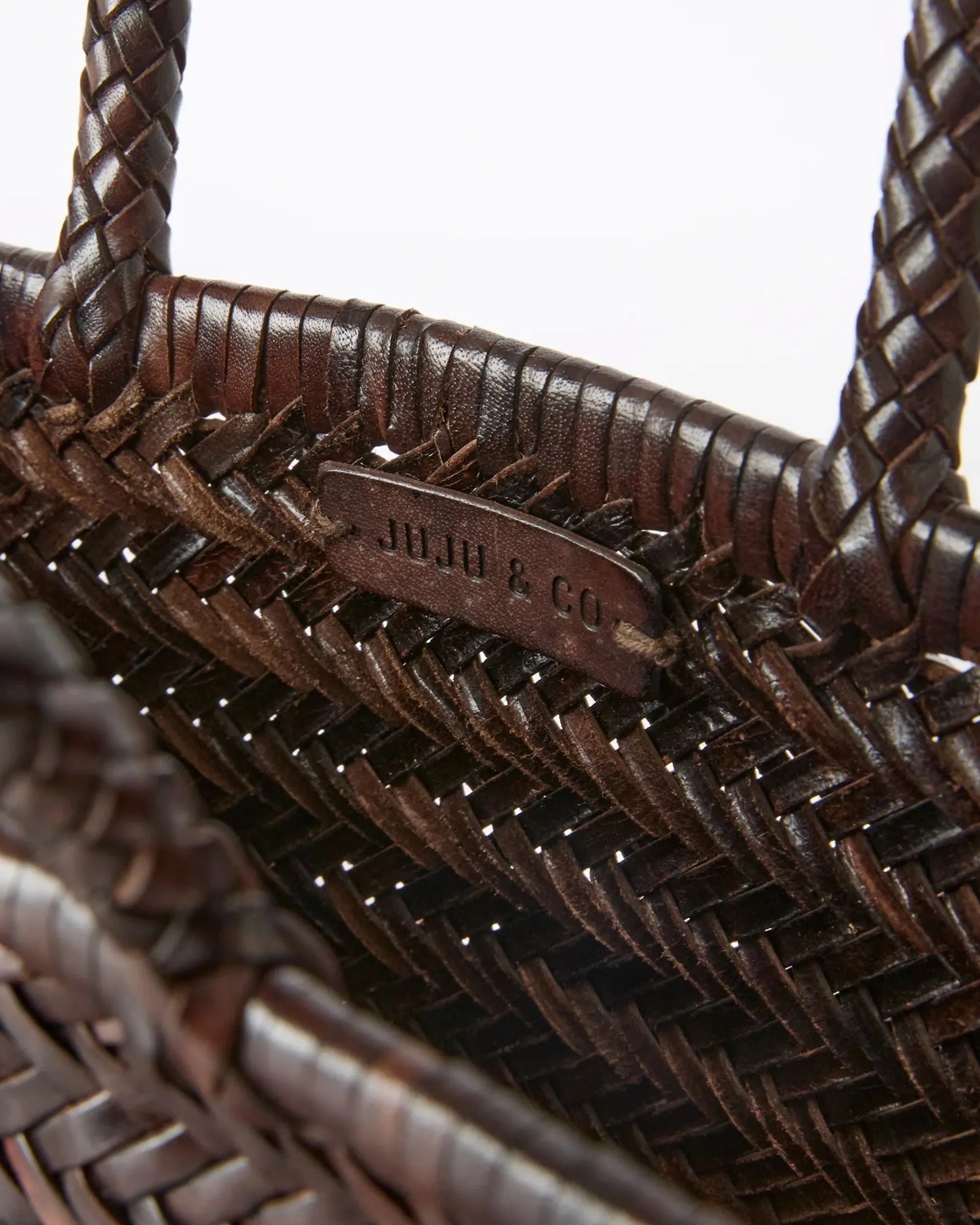 JUJU & CO Dune Basket - Mahogany