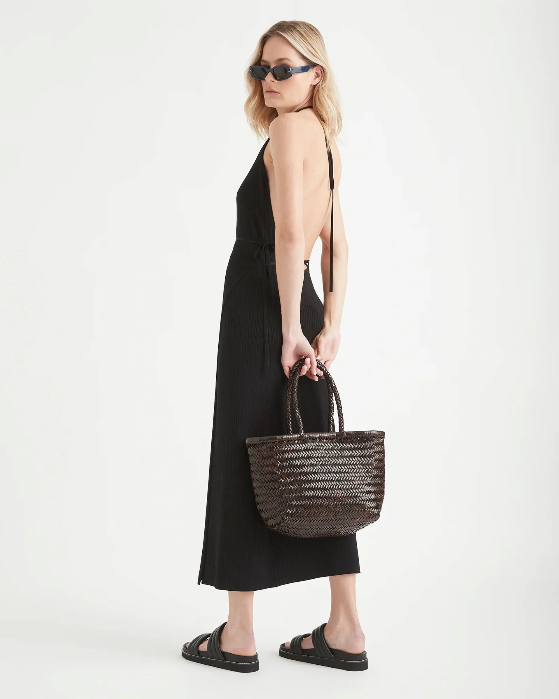 JUJU & CO Dune Basket - Mahogany