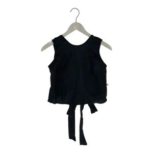 Kaiko linen top, black | woman XS