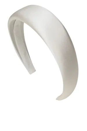 Kate Cream Silk Padded Headband