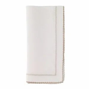 Kevin's Scalloped Linen Napkins