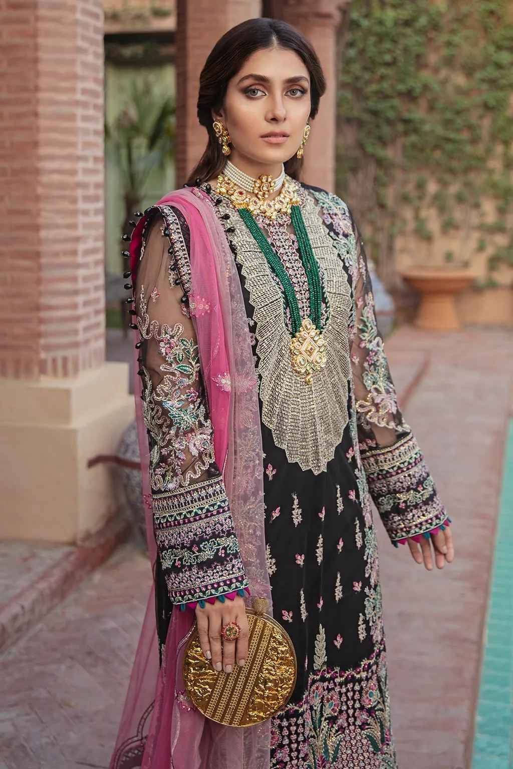 KIARA | Afrozeh Hayat Wedding Formals Collection 2021 | Unstitched Embroidered Chiffon Suits