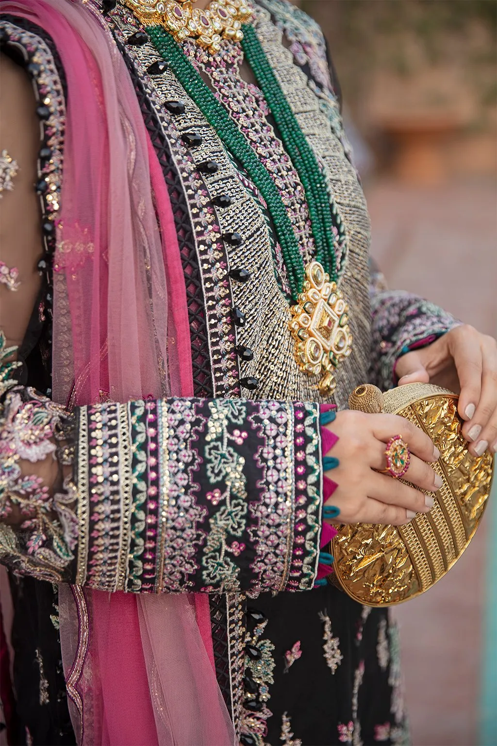 KIARA | Afrozeh Hayat Wedding Formals Collection 2021 | Unstitched Embroidered Chiffon Suits