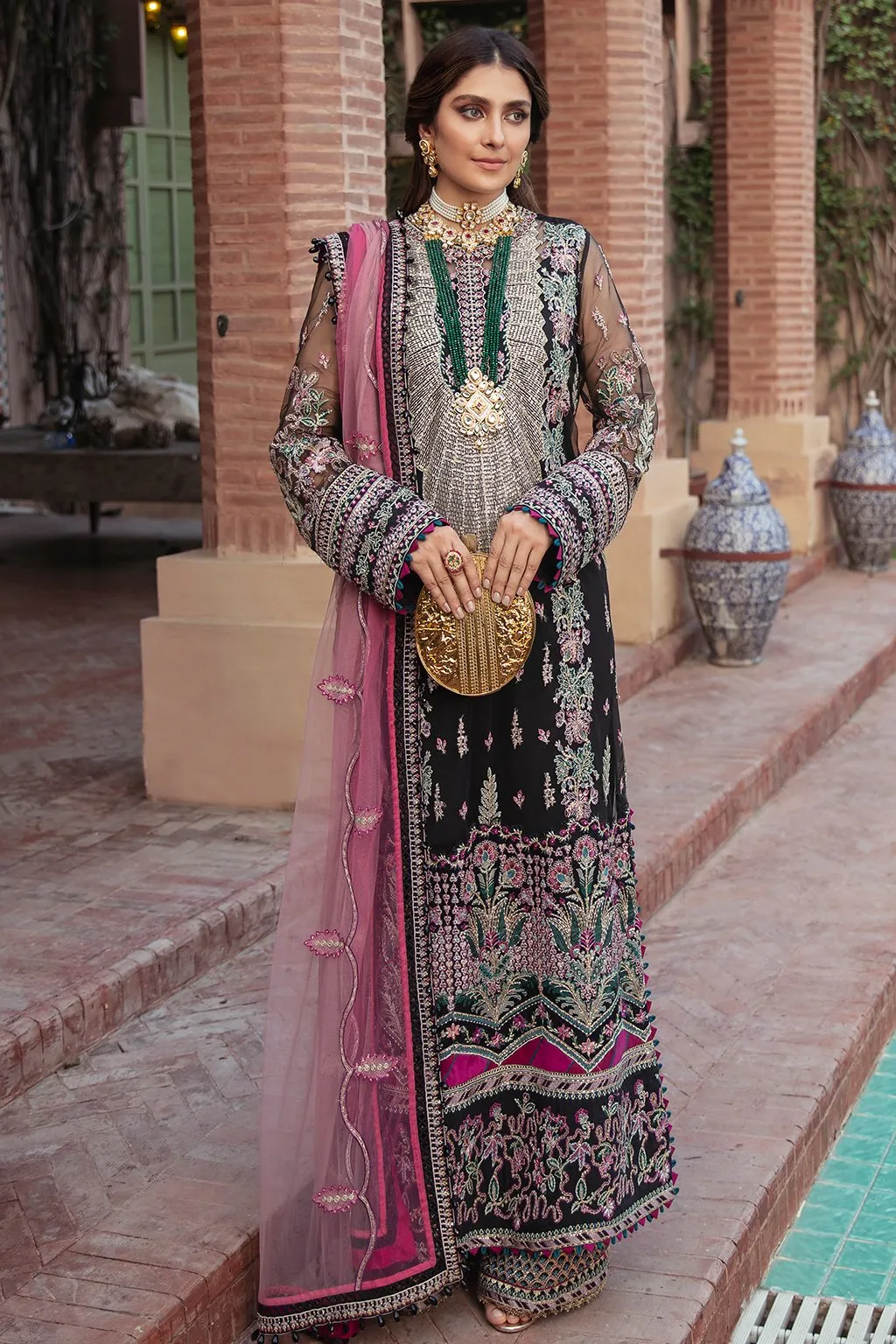 KIARA | Afrozeh Hayat Wedding Formals Collection 2021 | Unstitched Embroidered Chiffon Suits