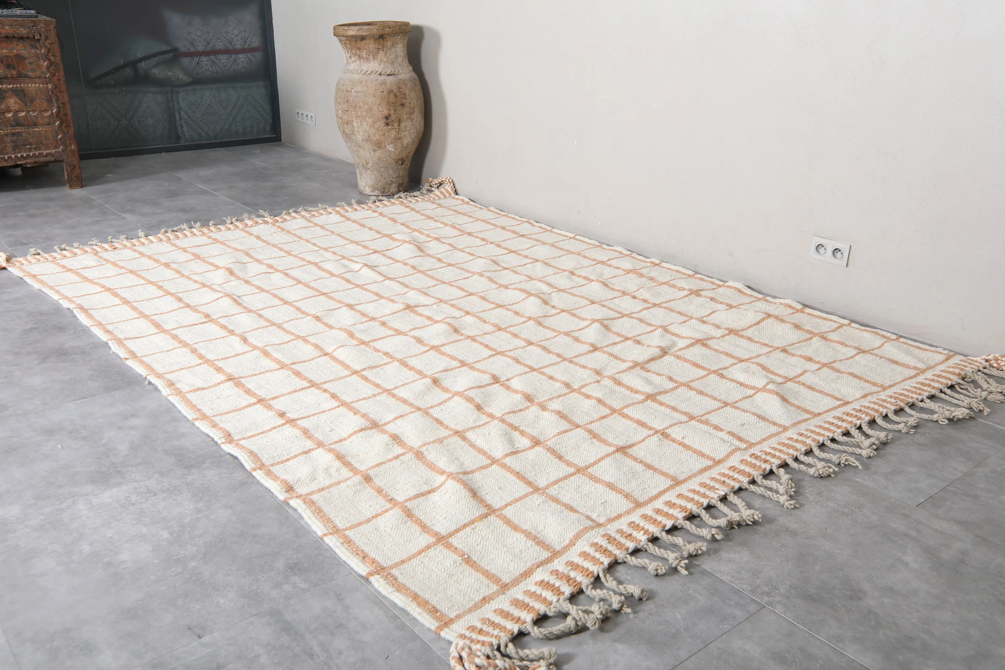 Kilim rug - Flat woven wool carpet - Berber custom rug