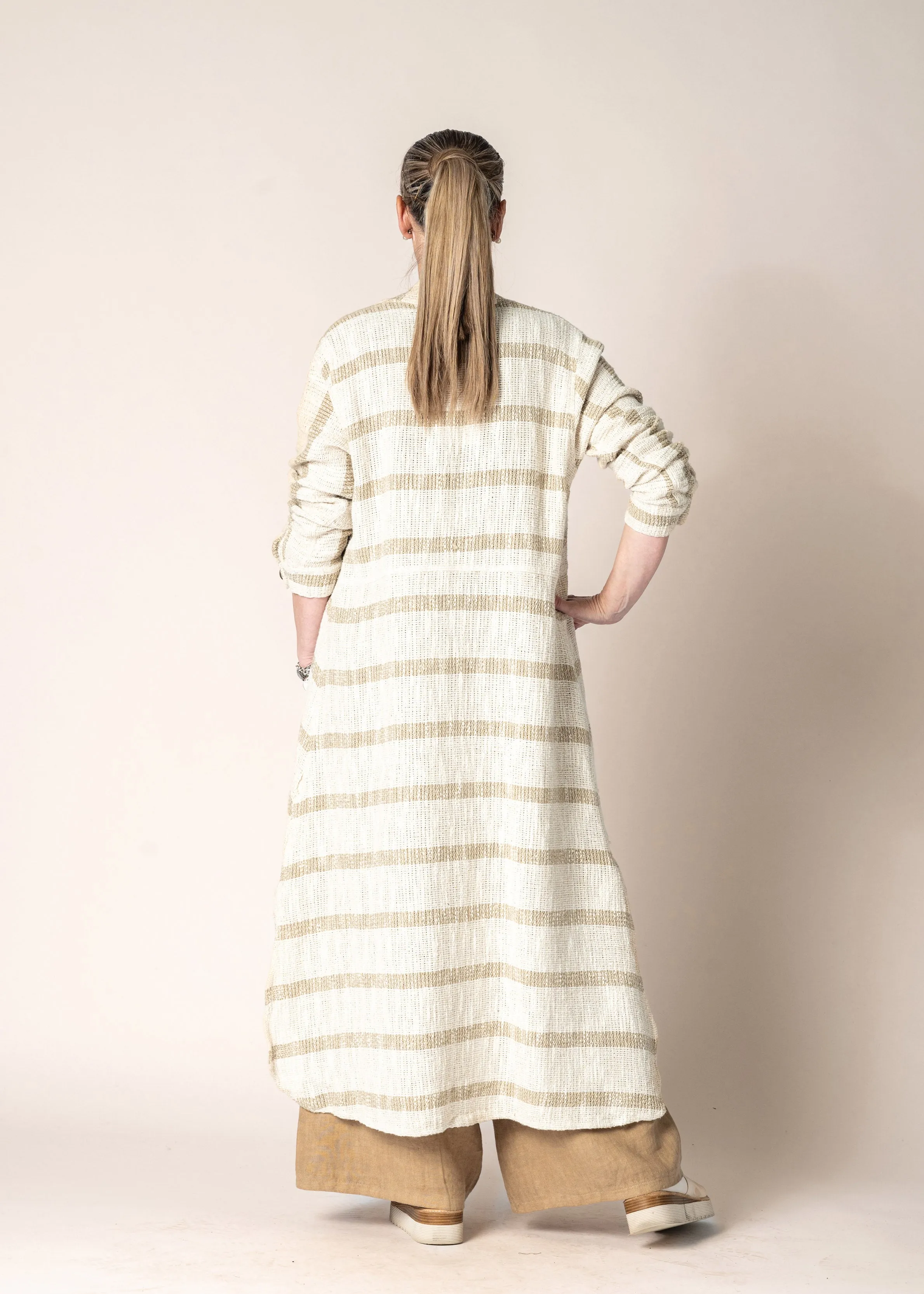 Kinsley Linen Jacket in Cream