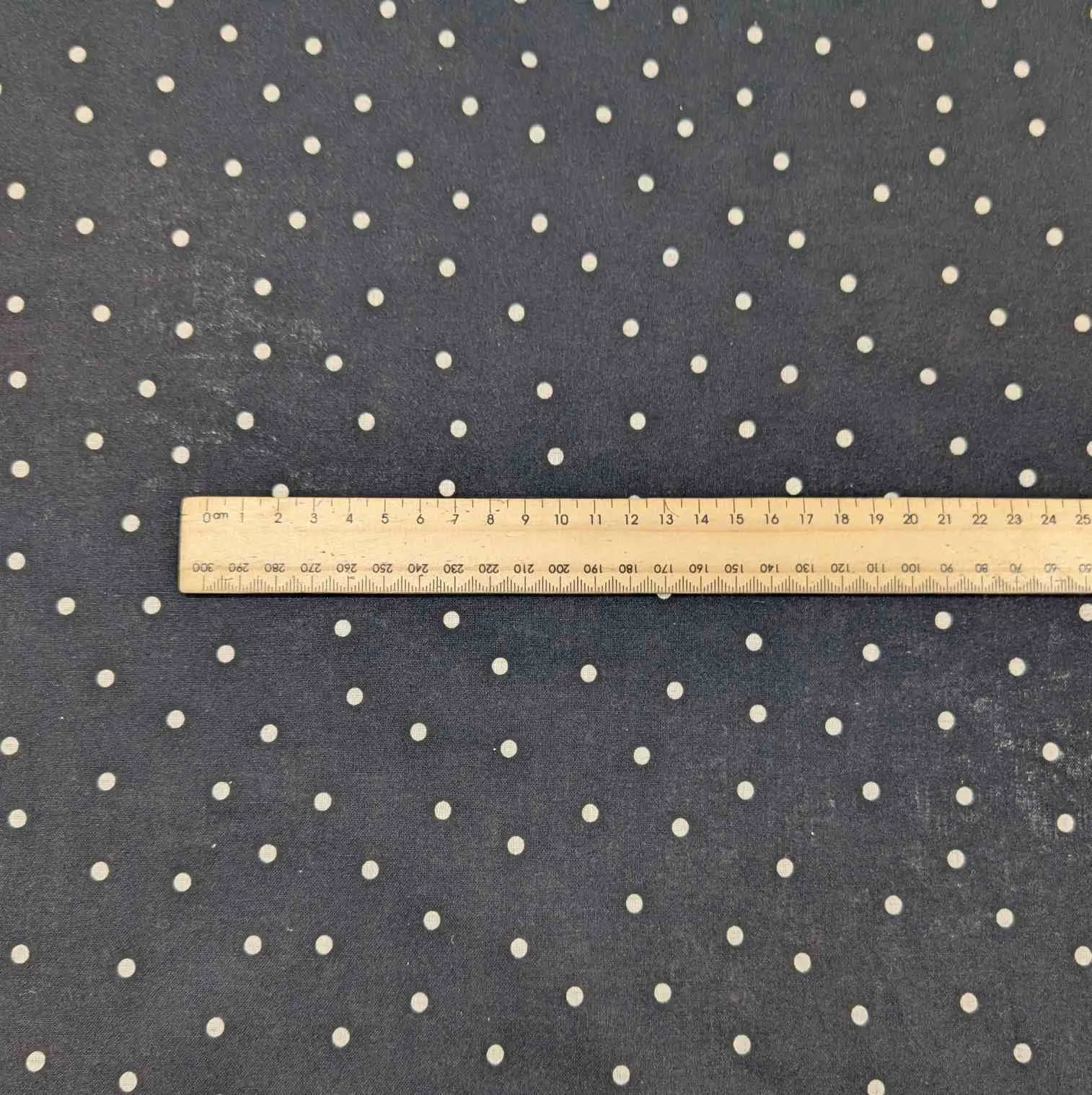 Kokka Linen Cotton Spot, Black