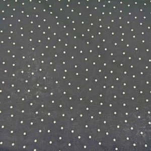 Kokka Linen Cotton Spot, Black