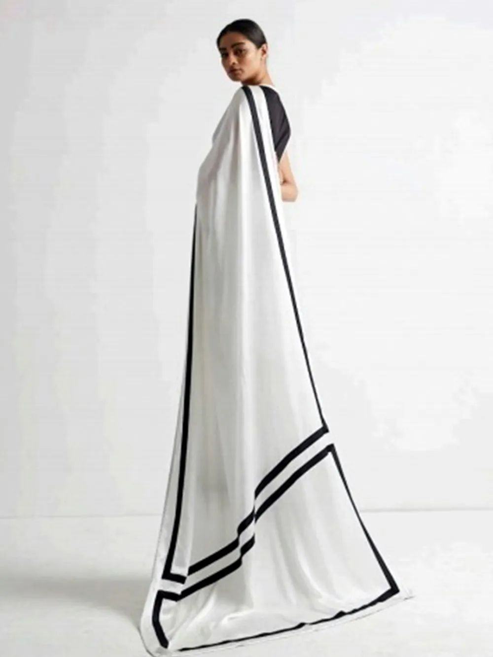 Kshitij Jalori   I   Saree Silk Satin Crepe Club House