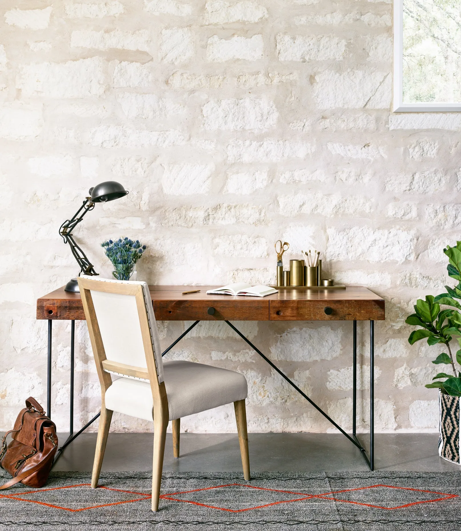 Kurt Dining Chair-Dark Linen