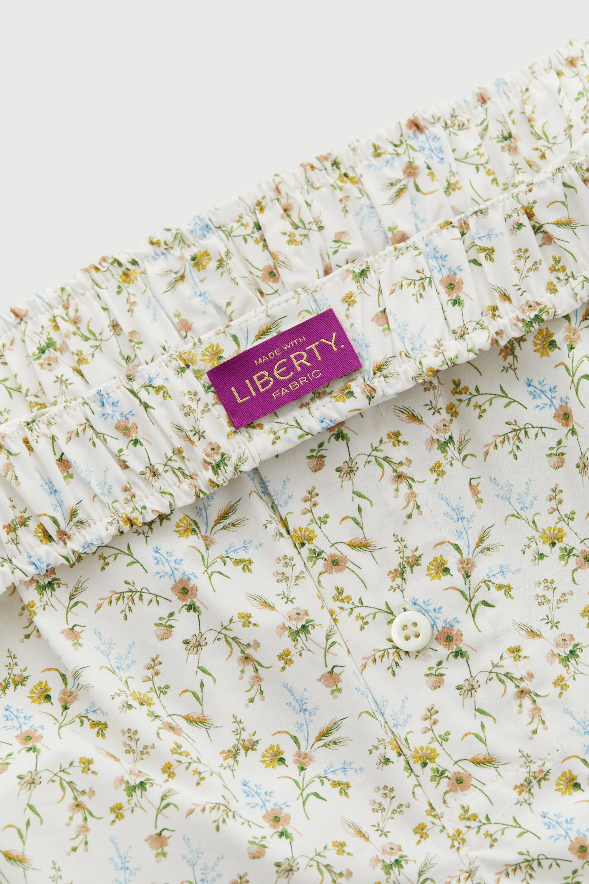 La Boxer Alta, made with Liberty fabric