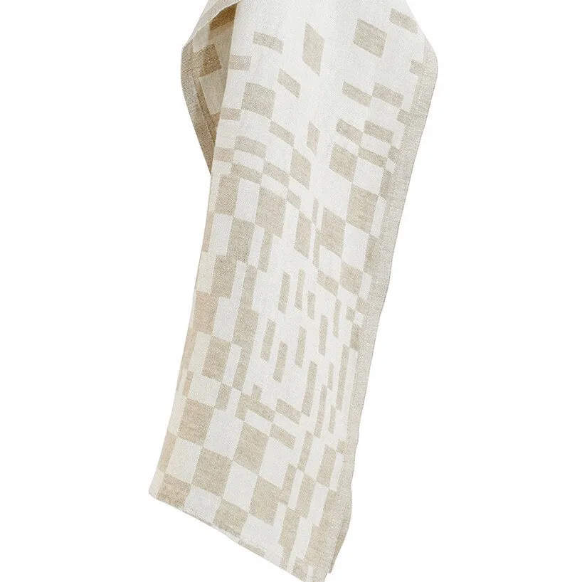 Lapuan -  Koodi Dish Towel 48x70cm-White/Linen