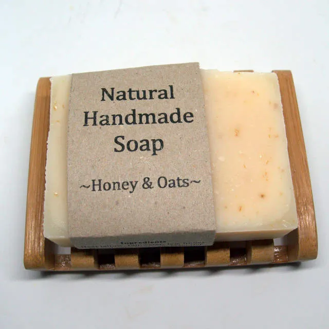 Large Bamboo soap dish - keep your handmade natural soap for longer