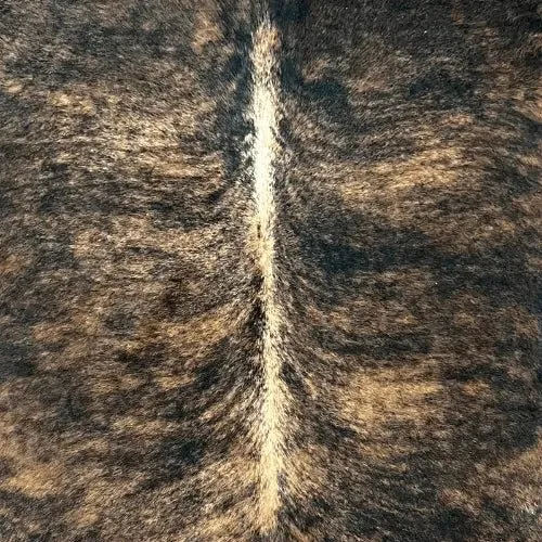Large Brindle Cowhide Rug Size 6.2 x 7.2 ft---5060