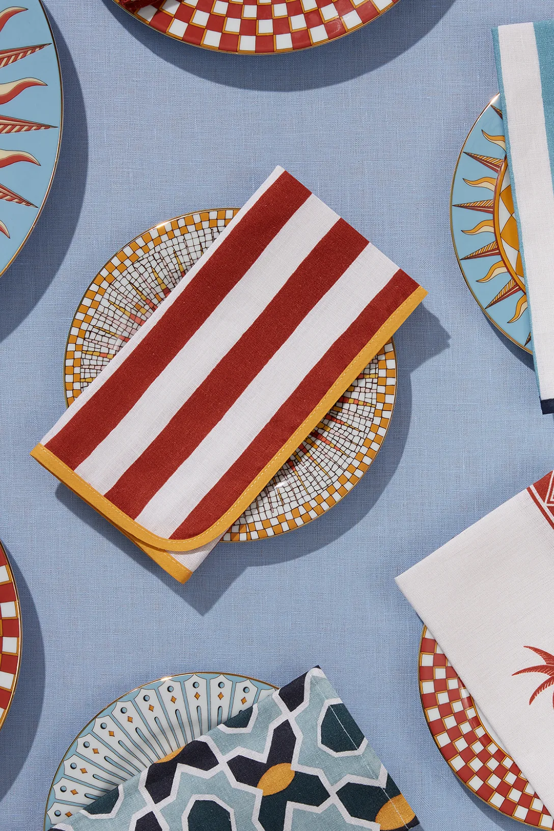 Large Napkins Set of 2 | Riviera Mattone