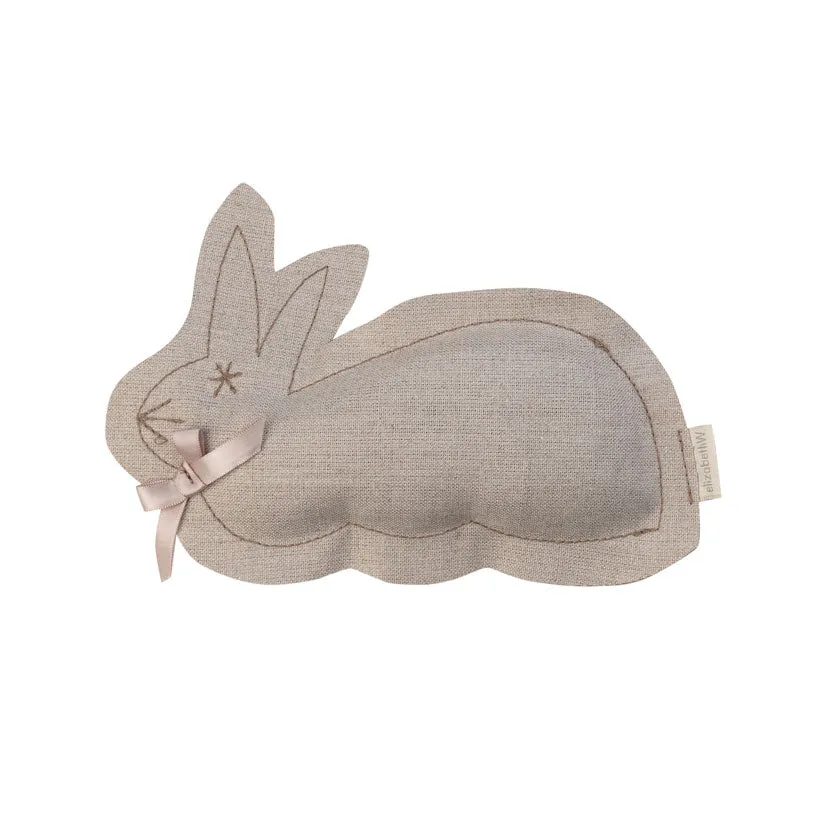 Lavender Bunny Sachet Natural linen