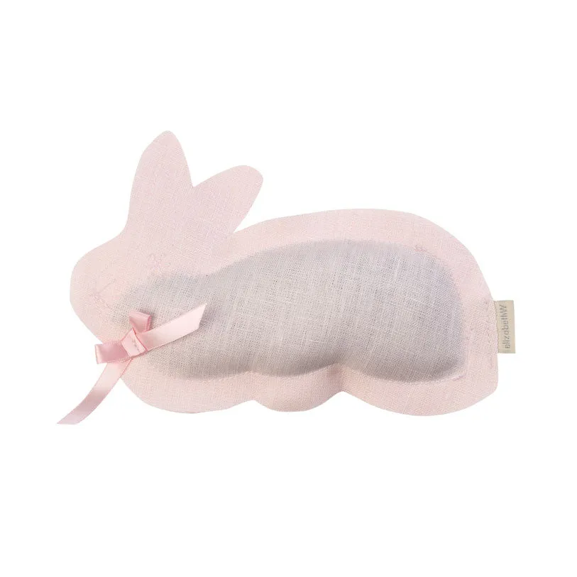 Lavender Bunny Sachet Pink linen