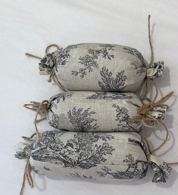 Lavender Sachet Toile Cushion from Provence