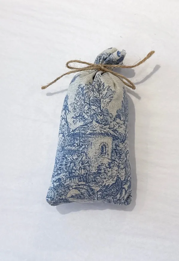 Lavender Sachet Toile Cushion from Provence