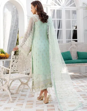 LF - 406 | Emaan Adeel Le Festa Premium Formals Vol 4 |  Unstitched Embroidered Chiffon Suits
