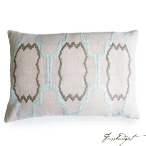 Lilly Pillow - Blue Flower