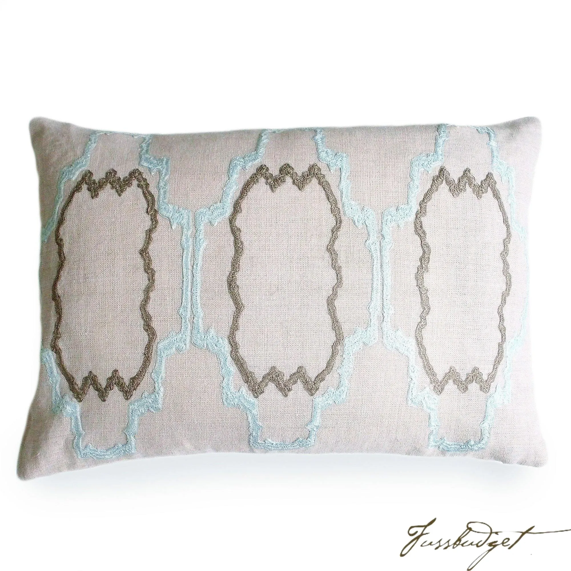 Lilly Pillow - Blue Flower