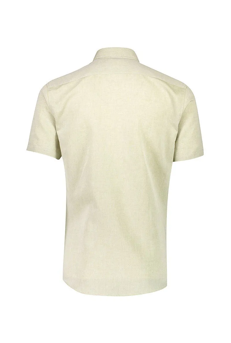 LINDBERGH LINEN BLEND S/S SHIRT