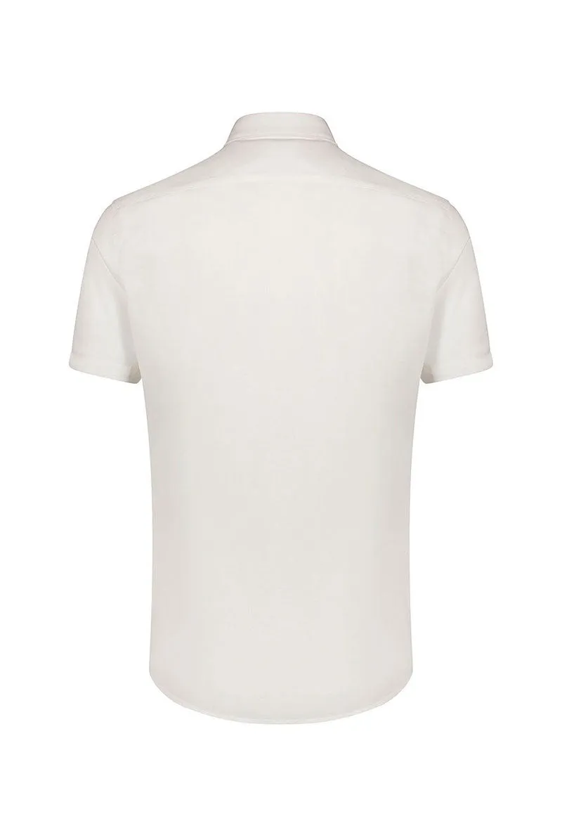 LINDBERGH LINEN BLEND S/S SHIRT