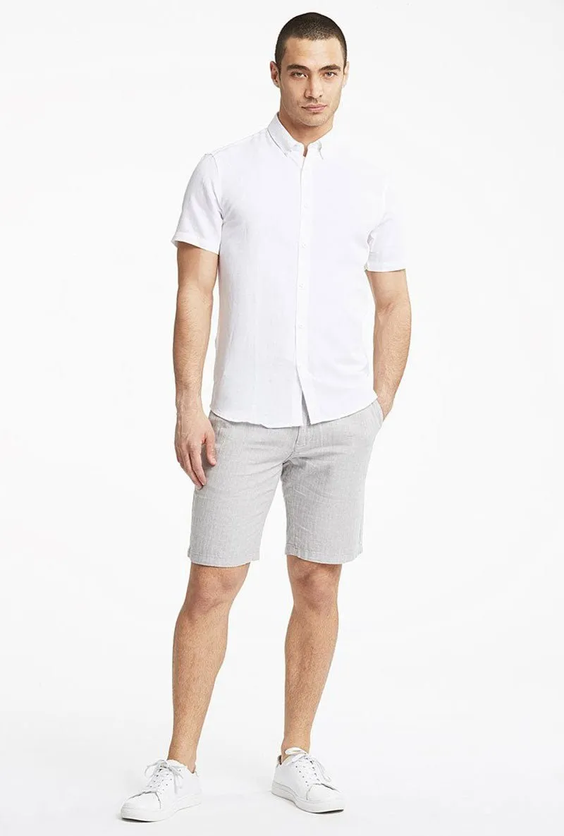 LINDBERGH LINEN BLEND S/S SHIRT