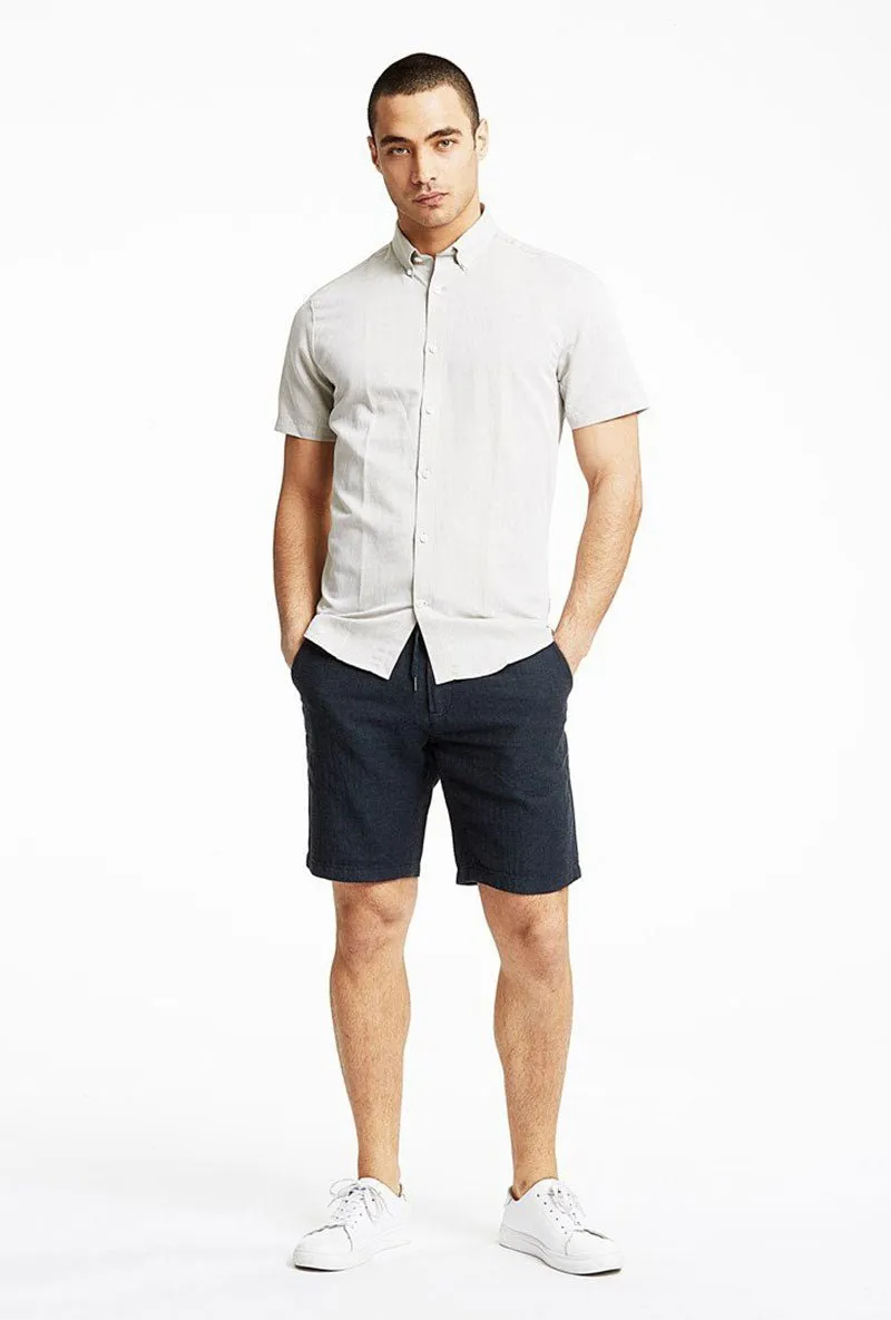 LINDBERGH LINEN BLEND S/S SHIRT