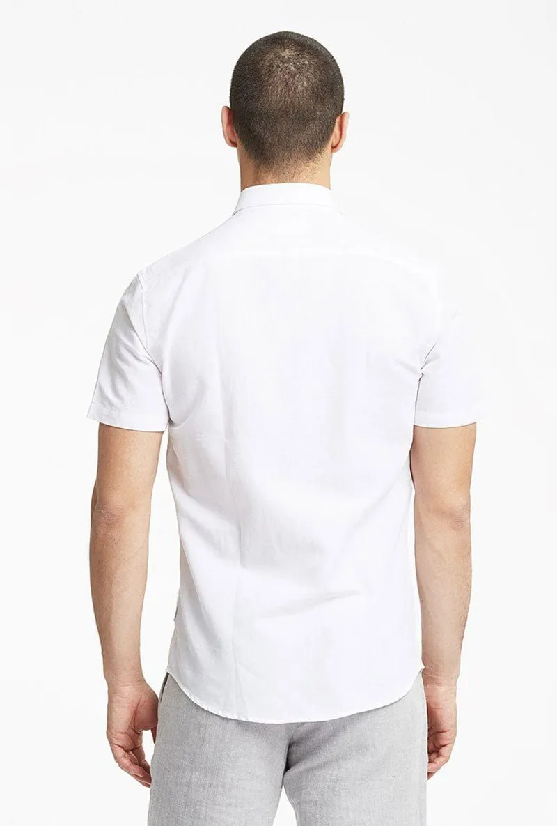 LINDBERGH LINEN BLEND S/S SHIRT