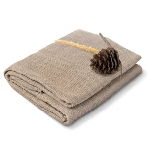 Linen Bath Towel - 100% Linen - Natural linen color (not dyed)