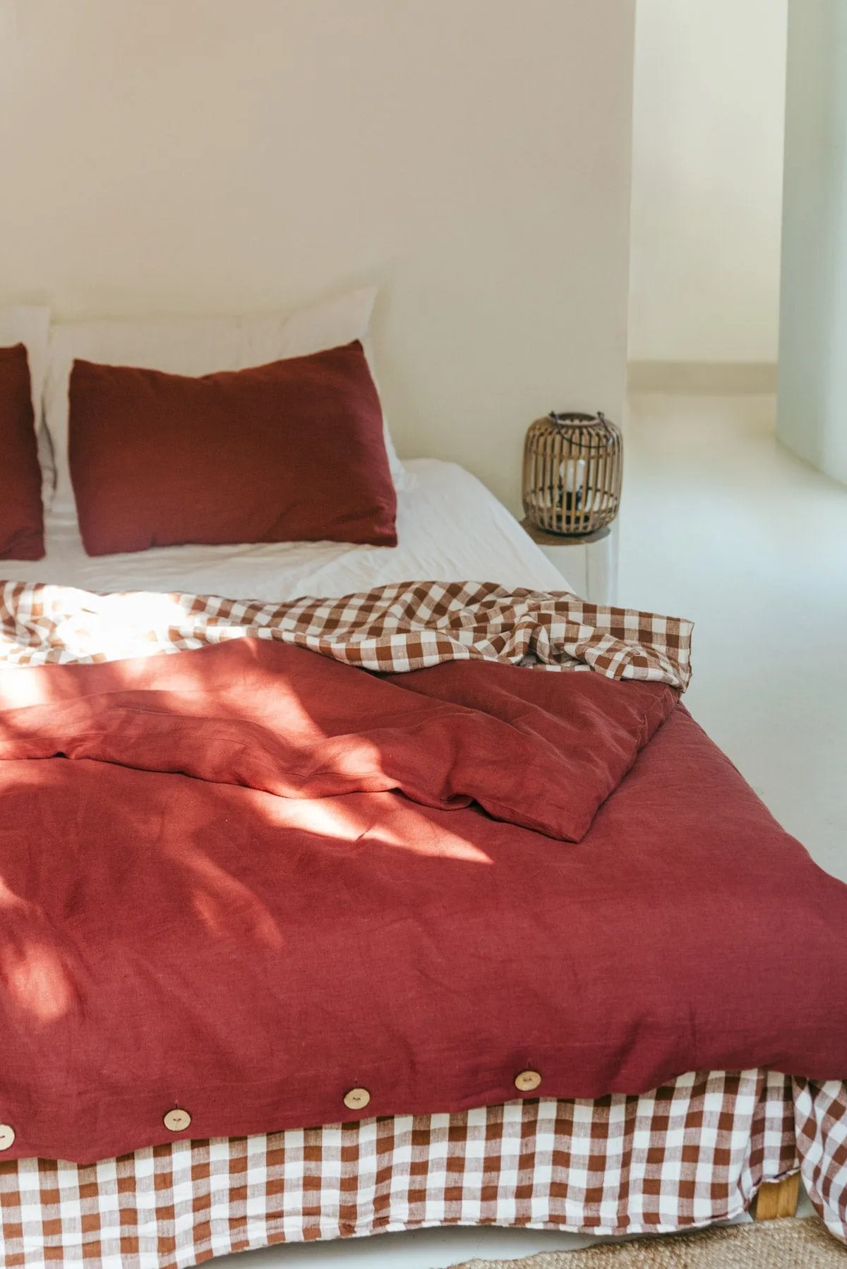 Linen Bedding Set | Terracotta
