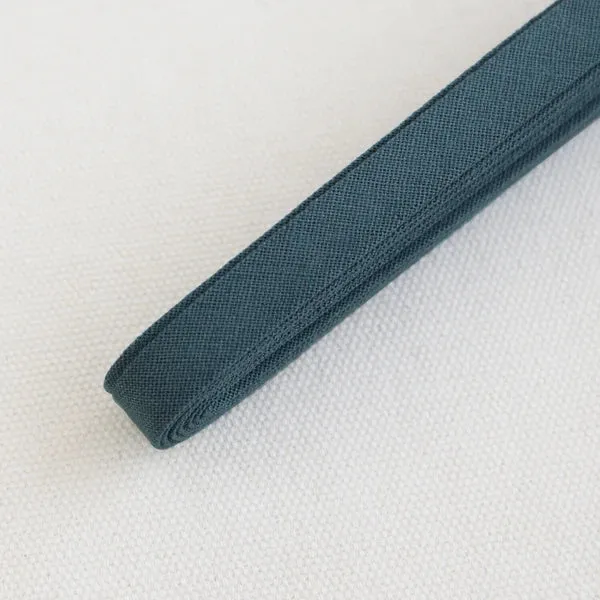 Linen Bias Tape - Blue Stone 1/2"