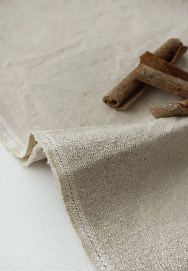 Linen Blend Fabric, Natural Color Linen - Fabric By the Yard 92761